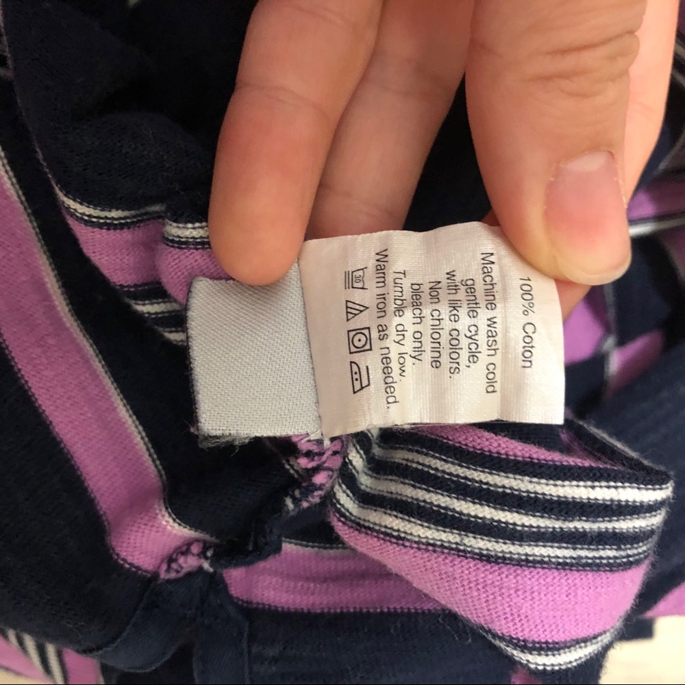 J. Crew Boat Neck Stripes Zipper Sleeves - Picture 8 of 8